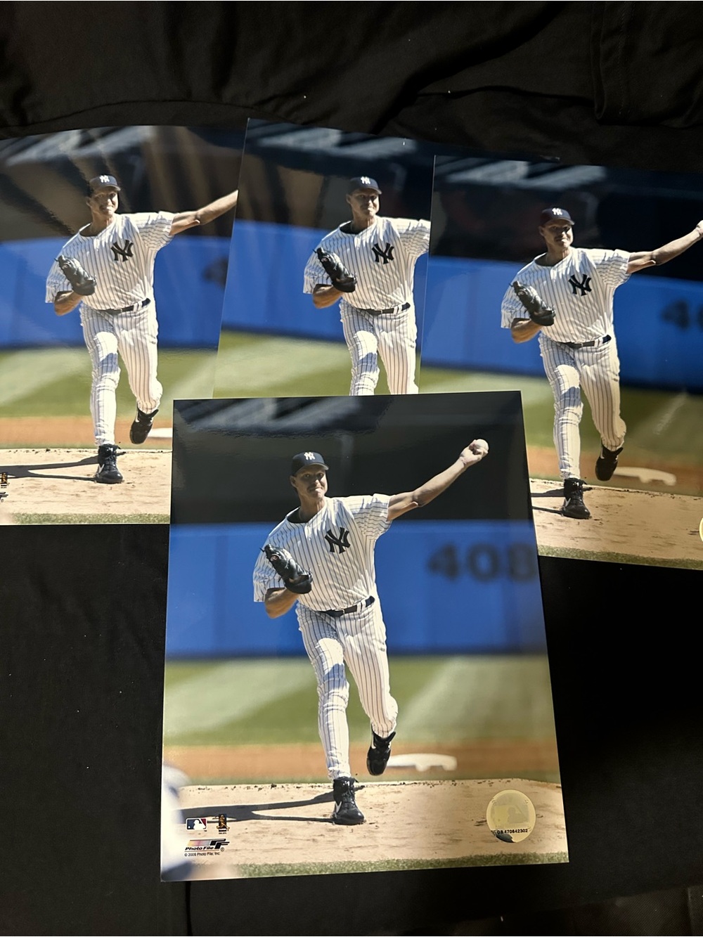 New York Yankees Randy Johnson lot of 4 Photo Prints 8x10